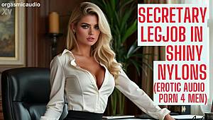 เลขาสาวให้ขาไนลอนเลกจ็อบ
