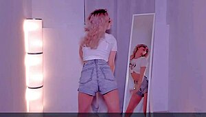 Blonde Teen Dances And Masturbates On Webcam!