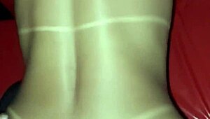Bronzed Girlfriend Fucked Doggystyle After Night Out