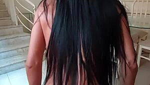 Bronzed Girlfriend Fucked Doggystyle After Night Out