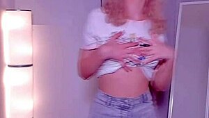Blonde Teen Dances And Masturbates On Webcam!