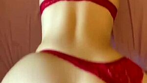 do you think that my ass looks bigger wearing red