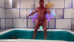 Oiled sheer toys for night play