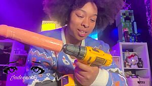 Jadeenasty tests drill toy