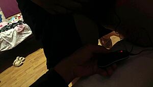 Milf makes her gay stepson a man