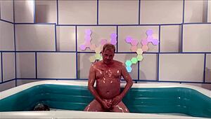 Oiled sheer toys for night play