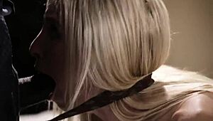 Stepdad fucks stepdaughter while tied up