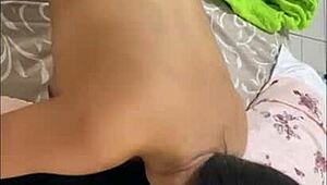 Morena novinha casada esposa hotwife caiu na net dando pro pesonal pauzudo na frente do marido corno