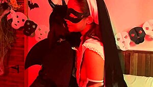 Lesbians between succubus and nun?