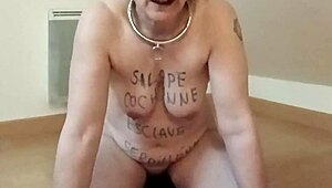2026 05 07 esclave f autoseance petite 18+ cochonne chained in bdsm