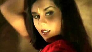 lovely skinny woman dances to seduce her lover