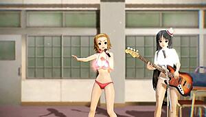 K-on girls dancing