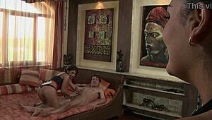 ffm anal threesome with two hot milfs on the bed