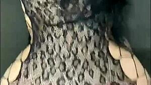 I fucked a leopard-print hotwife in her big ass