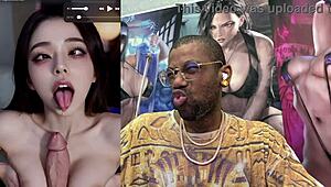 big breast slut gets face cum covered after tight anal and paizuri