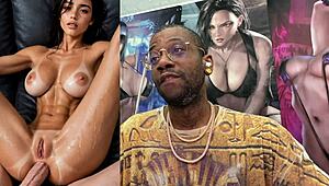 big breast slut gets face cum covered after tight anal and paizuri