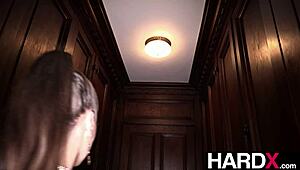 Submissive spencer opens wide for romans monster cock anal
