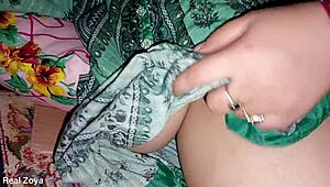 Real zoya very hot blonde girl playing with her pussy