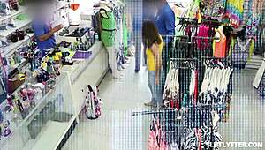 serena sterling gets caught shoplifting then fingered and fucked by security 😈