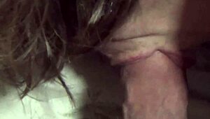submissive mouth works that thick cock until cum