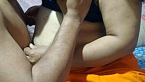 desi bhabi enjoy the ass massage in won bedroom 