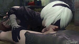 nier automata try not to cum challenge game