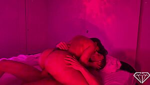 Rough sex with latina sara retali with big butt in pink bedroom