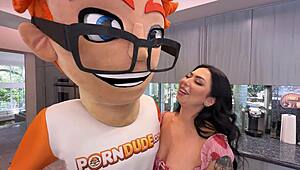 melissa moore rode my sausage hard in porndudecasting with her perfect big tits