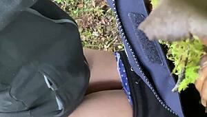 we had sex in the park and got seen