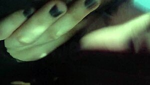 hot goth girl with huge tits sucks cock