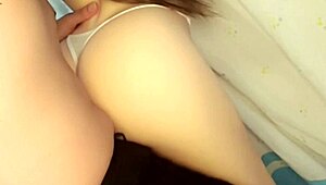 asian fuck doll takes monster cock anal and hot cum in ass