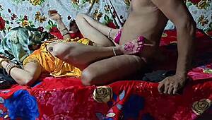 Beautiful village bhabhi sex in house with step brother