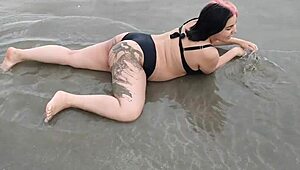 Belle Belinha Cover Novinha Ninfetinha Gravida Sensualizando Na Praia