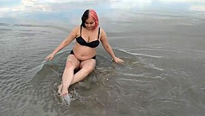 Belle Belinha Cover Novinha Ninfetinha Gravida Sensualizando Na Praia