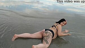 Belle Belinha Cover Novinha Ninfetinha Gravida Sensualizando Na Praia
