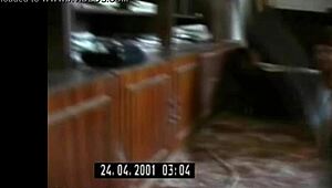 mature russian woman enjoys music video