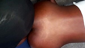 Trini Slut Backshot In Abandoned Building