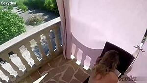 Sexydea twerks and rides poolside