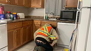 Plumber rams virgin hard on prom night