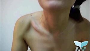 Horny stepsister squirts while riding stepbro!