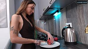 Passionate Kitchen Sex With My Hot Girlfriend