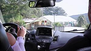 This busty driver gave me the best ride of my life
