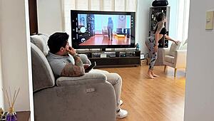 Did the stepfather use the robot vacuum for stepdaughter dildo sit?