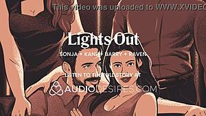 Orgy with husband in swinger club includes wife sharing