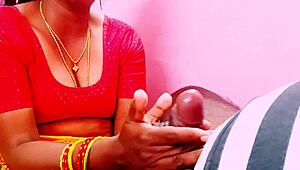stepsister rides stepbrother hard while talking dirty in telugu