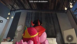 Fucking princess bubblegum on roblox