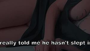 husband catches step dad with step daughter and joins in fmm