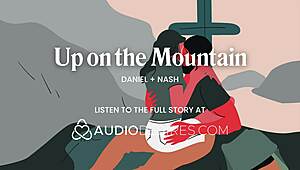 Spontaneous couple fucks on a mountaintop in public