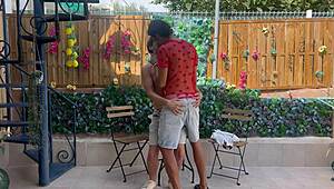 fucking my neighbor while his boyfriend is away outdoors