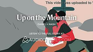 Spontaneous couple fucks on a mountaintop in public